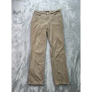 Levis 505 Womens 10M W30 L32 Corduroy Jeans Straight Leg Beige Western Cowgirl
